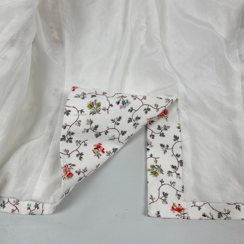 Rebecca Taylor Womens Blazer Jacket Size 2 Floral Cottage Romantic Coquette Chic - Picture 8 of 14